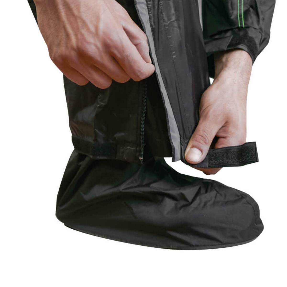 Traje de lluvia CGM E31 FULL 3 Piezas Negro/Fluor