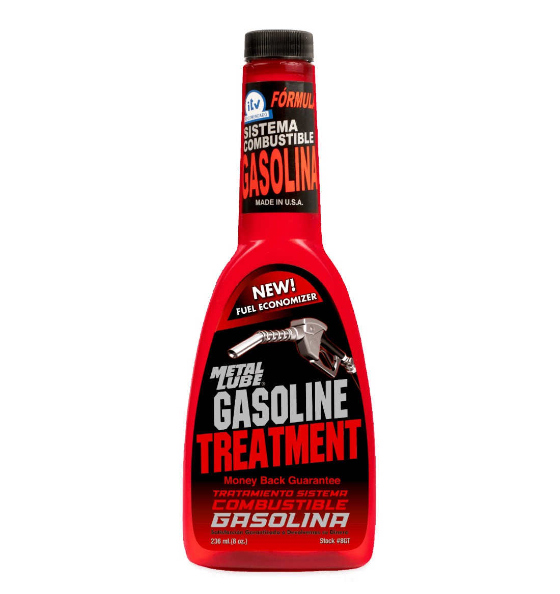 Aditivo Metal Lube Sistema Gasolina Fuel Treatment 236 ml